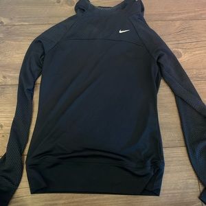 Nike Hooded Dri Fit Long Sleeve